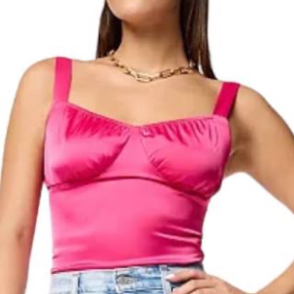 INTEMPO satin ruched bustier bodysuit